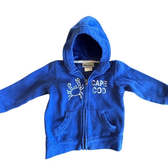 18mo Coastal Blue Cape Cod Zip Hoodie, exclt cndtn. 15% off w2+ bundle. - Picture 2 of 4